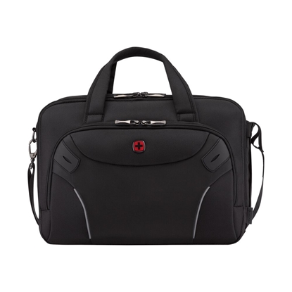 Picture of WENGER COSMIC 14"–16" Laptop Briefcase with Tablet Pocket, Black