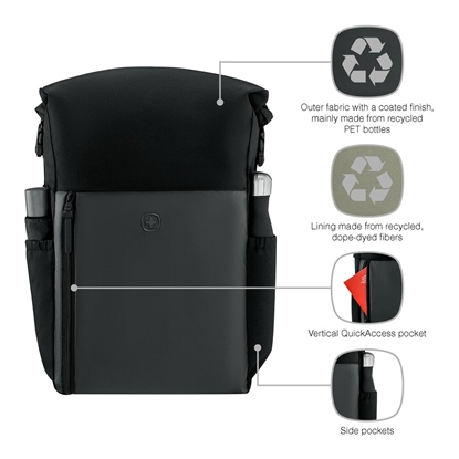 Picture of WENGER UrbanOne Roll-Top 15.6" Laptop Backpack