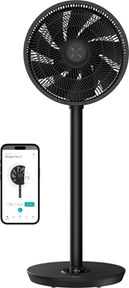 Picture of Wentylator Duux Duux Fan | Whisper Flex 2 | Stand Fan | Black | Diameter 34 cm | Number of speeds 30 | Oscillation | 2-21.5 W | Yes