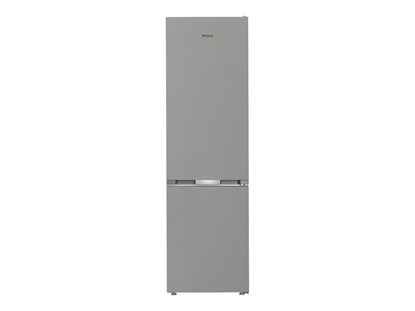 Attēls no Whirlpool Refrigerator | WHK 25404 XP4E | Energy efficiency class E | Free standing | Combi | Height 203.5 cm | No Frost system | Fridge net capacity 249 L | Freezer net capacity 106 L | 37 dB | Silver