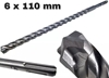 Изображение Wierto AWTools AWTOOLS WIERTO SDS PLUS     6x 110mm QUADRO XTREME BLACK LINE