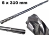 Picture of Wierto AWTools AWTOOLS WIERTO SDS PLUS     6x 310mm QUADRO XTREME BLACK LINE