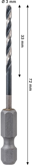 Изображение Wierto Bosch wider Krty HSS-G Imp. 3mm