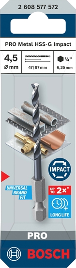 Изображение Wierto Bosch wider Krty HSS-G Imp. 4.5mm