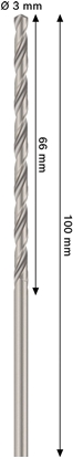 Изображение Wierto Bosch wider Krty HSS-G Long CYL 3mm