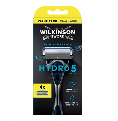 Изображение Wilkinson Sword WILKINSON_Hydro Skin pro maszynka do golenia + 4 szt. wkadów