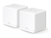 Изображение Wireless Router|MERCUSYS|Wireless Access Point / Router|2-pack|1500 Mbps|Mesh|IEEE 802.3ac|IEEE 802.11a|IEEE 802.11b|IEEE 802.11g|IEEE 802.11n|IEEE 802.11ax|2x10/100/1000M|LAN \ WAN ports 3|HALOH60X(2-PACK)