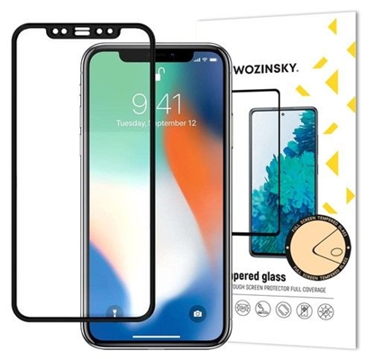 Attēls no Wozinsky Apple iPhone 12 Pro/12 Glue Tempered Glass Full Screen Black
