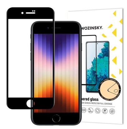 Attēls no Wozinsky Apple iPhone SE 2022 / SE 2020 / iPhone 8 / iPhone 7 Tempered Glass Black