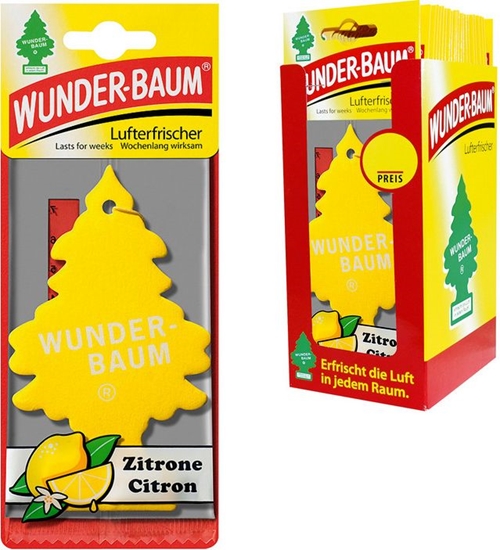Picture of WUNDER-BAUM Zapachowa Choinka do auta cytryna