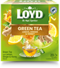 Picture of Zaļā tēja LOYD ar zaļo citronu, medu, ingveru 20 x 2g