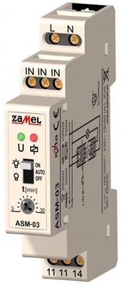 Picture of Zamel Automat schodowy 16A 25mA 1NO 230V AC ASM-03
