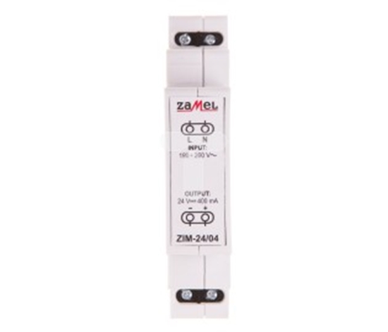 Picture of Zamel Zasilacz impulsowy 230VAC/24VDC 0,4A ZIM-24/04 EXT10000162
