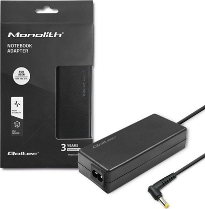 Picture of Zasilacz do laptopa Qoltec 40 W, 2.1 A, 19 V (52410)