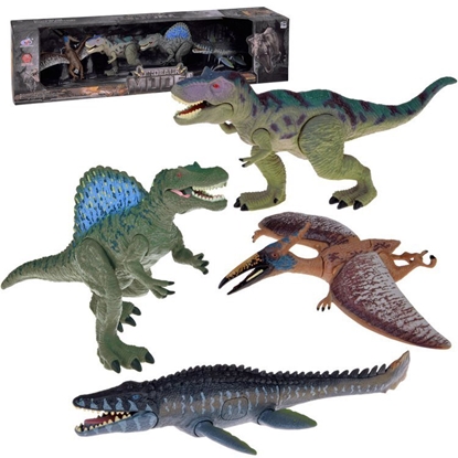 Attēls no Zestaw figurek due dinozaury 4 sztuki figurki ruchome elementy ZA5689 EDUKAMP