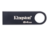 Изображение Zibatmiņa Kingston DataTraveler SE9 G3 64GB USB Black