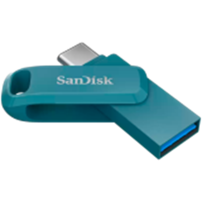 Изображение Zibatmiņa SanDisk Ultra Dual Drive Go USB-A / USB Type-C 64GB Navagio Bay 