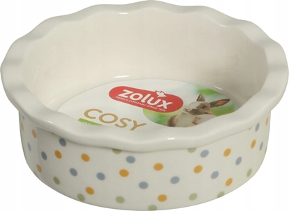 Изображение Zolux ZOLUX Miska ceramiczna dla gryzonia COSY 100 ml w groszki