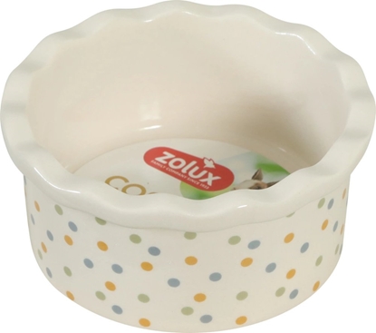 Изображение Zolux ZOLUX Miska ceramiczna dla gryzonia COSY 150 ml w groszki