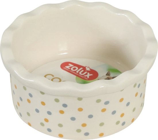 Изображение Zolux ZOLUX Miska ceramiczna dla gryzonia COSY 150 ml w groszki