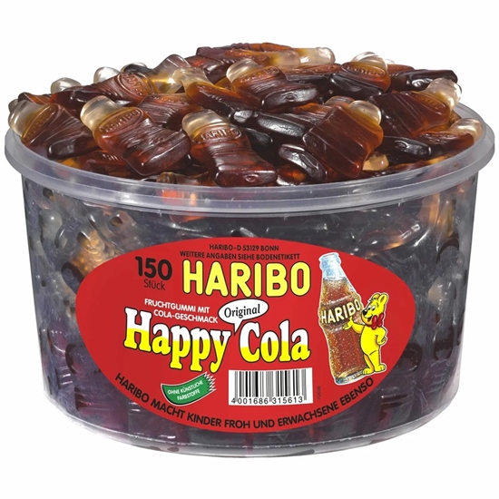 Изображение Želejkonfektes HARIBO Happy Cola, 1.2kg
