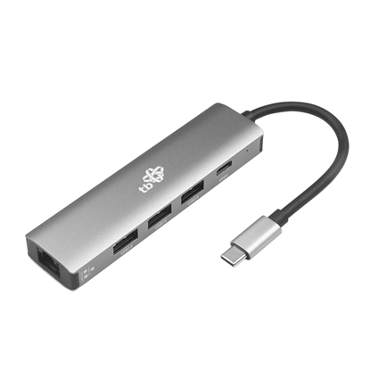 Attēls no Adapter USB C - RJ45 3xUSB A 3.0, USB C