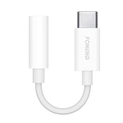 Picture of Adapter USB Foneng Bm21 USB-C - Jack 3.5mm Biay  (BM21 White)