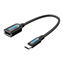 Picture of CABLE USB2.0C MALE TO A FEMALE/0.15M BLACK CCSBB VENTION