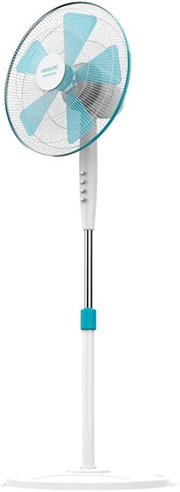 Picture of Cecotec EnergySilence 500 | Pedestal Fan | Stand Fan | 40 W | Diameter 40 cm | Number of speeds 3 | Oscillation | White/Blue