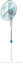 Picture of Cecotec EnergySilence 500 | Pedestal Fan | Stand Fan | 40 W | Diameter 40 cm | Number of speeds 3 | Oscillation | White/Blue