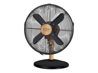 Attēls no Cecotec EnergySilence 600 WoodDesk | Desktop Fan | Table Fan | 40 W | Diameter 30 cm | Number of speeds 3 | Oscillation | Beige/Black