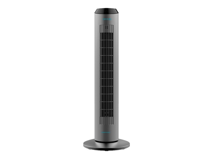 Attēls no Cecotec EnergySilence 8190 Skyline Ionic | Tower Fan | Stand Fan | 60 W | Diameter 29 cm | Number of speeds 3 | Oscillation | Timer | Remote control | Grey