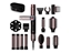 Picture of Cecotec Styling Brush | AirGlam 14in1 Flex Black | Ion conditioning | Barrel diameter 32 mm/35 mm | 1400 W | Black