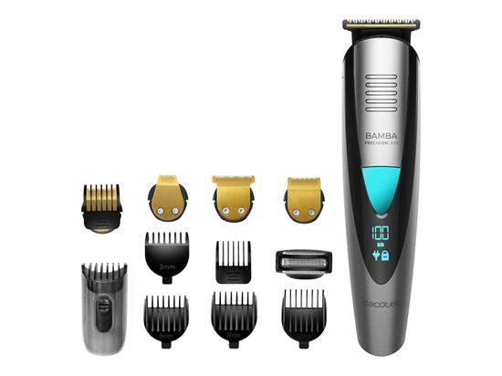 Picture of Cecotec Trimmer | PrecisionCare Pro 5-in-1 | Cordless | Wet & Dry | Number of length steps 13 | Black/Silver