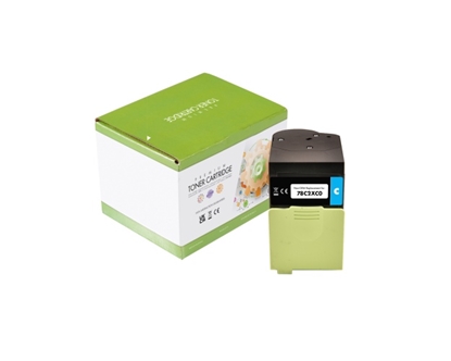 Attēls no Compatible Static Control Lexmark 78C2XC0 Toner Cartridge, Cyan
