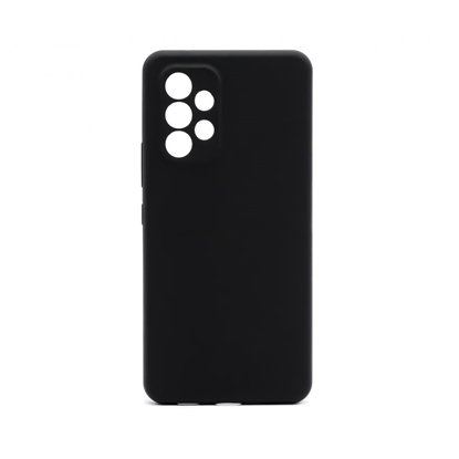 Attēls no Connect Samsung Galaxy A53 Premium Quality Soft Touch Silicone Case Black