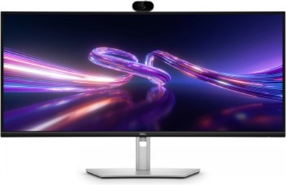Attēls no DELL PRO PLUS 34 P3426WEV QHD IPS 21:9 100HZ 3800R 5MS 4MP-CAM KVM RJ45 USBC-90W