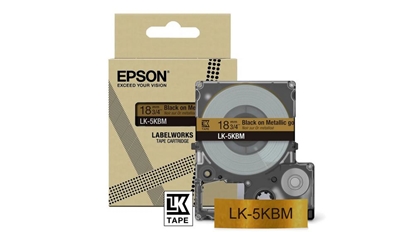Изображение Epson LK-5KBM Black, Gold