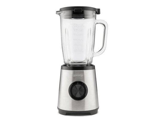 Изображение Gorenje Blender | B1300E | Tabletop | 1300 W | Jar capacity 1.75 L | Jar material Plastic | Black/Stainless steel