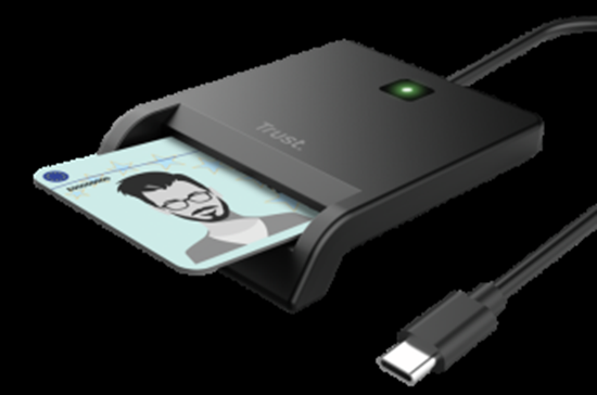 Picture of ID Karšu lasītājs Trust Primo ID Smartcard Reader Type-C