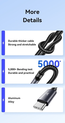 Picture of Kabel USAMS U91 18W USB-C do USB-A 1m    tarnish