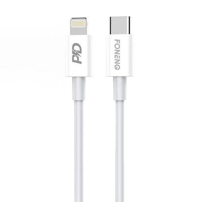 Picture of Kabel USB Foneng USB-C - Lightning 1 m Biay (X31 Type-C to ip)