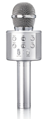 Picture of Mikrofons Lenco BMC-040SI Karaoke Bluetooth Speaker