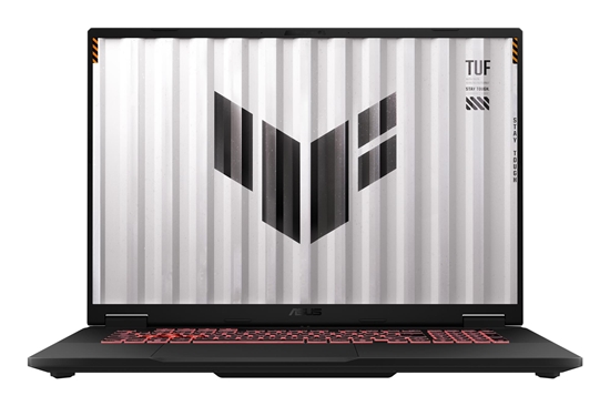 Picture of Notebook|ASUS|TUF|FA808UP-S9007W|CPU AMD RyzenT 7|260|3.8 GHz|18 "|2560 x 1600 pixels|RAM 32 GB|DDR5-SDRAM|SSD 1000 GB|Discrete graphics NVIDIA GeForce RTX 5070|8 GB|On-board graphics Yes|Numeric keypad Yes|OS installed Windows 11 Home|Colour Grey|Weight