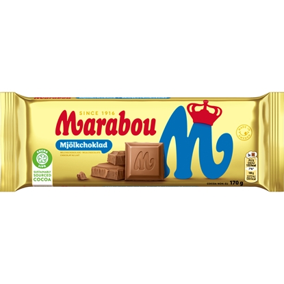 Изображение Piena šokolāde MARABOU, 170 g