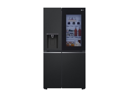 Изображение Refrigerator | GSGV81EPLL | LG Energy efficiency class E | Free standing | Height 179 cm | Side by side | No Frost system | Fridge net capacity 416 L | Freezer net capacity 219 L | Display | 36 dB | Matte black