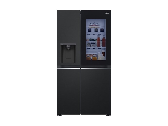 Изображение Refrigerator | GSGV81EPLL | LG Energy efficiency class E | Free standing | Height 179 cm | Side by side | No Frost system | Fridge net capacity 416 L | Freezer net capacity 219 L | Display | 36 dB | Matte black