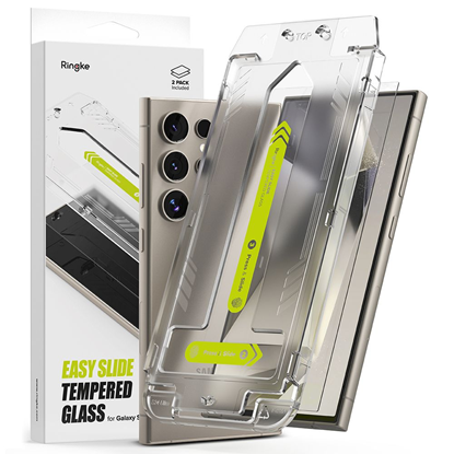 Изображение Ringke SZKO HARTOWANE RINGKE EASY SLIDE 2-PACK GALAXY S24 ULTRA CLEAR