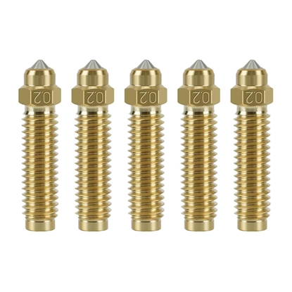 Picture of 0.2 mm hardened brass nozzle set for ELEGOO Centau