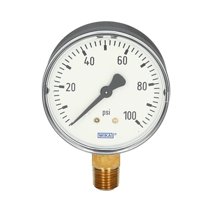 Изображение 0-6 bar M 100R G1/2 kl.1.6, Manometri111.10.(Sertif.890)